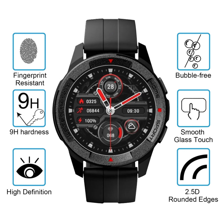 For Mibro X1 Smart Watch Tempered Glass Film Screen Protector