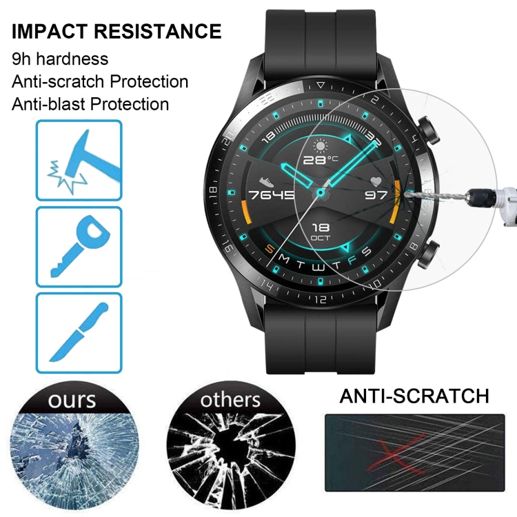 For Huawei Watch GT 2 Smart Watch Tempered Glass Film Screen Protector