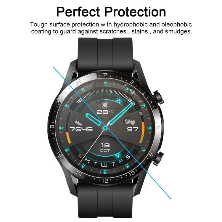 For Huawei Watch GT 2 Smart Watch Tempered Glass Film Screen Protector