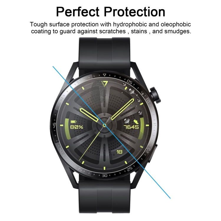 For Huawei Watch GT 3 Smart Watch Tempered Glass Film Screen Protector