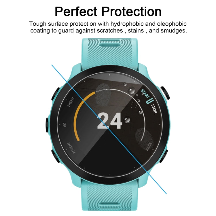 For Garmin Forerunner 158 Smart Watch Tempered Glass Film Screen Protector