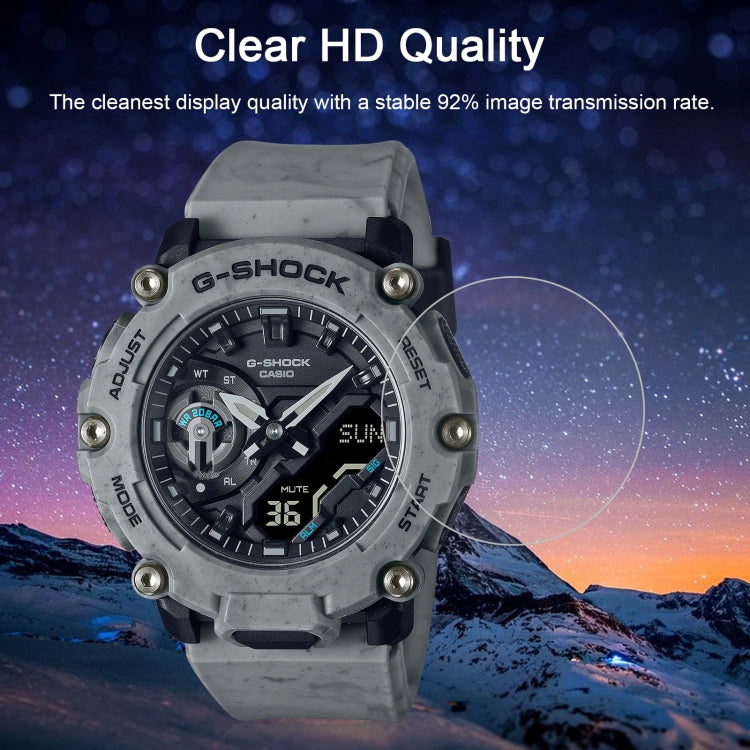 For Casio GA-2200 Smart Watch Tempered Glass Film Screen Protector