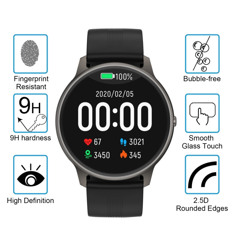 For luoneng LW11 Smart Watch Tempered Glass Film Screen Protector