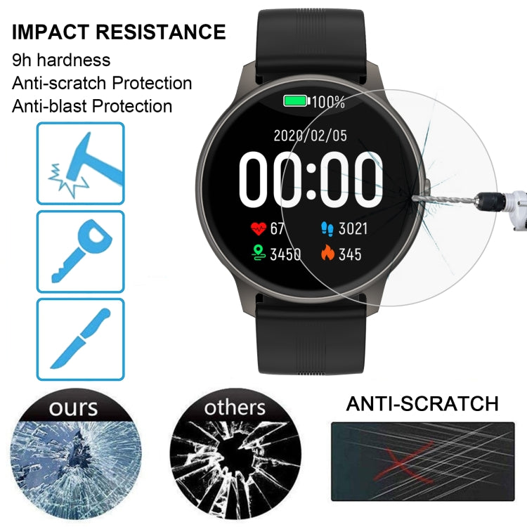 For luoneng LW11 Smart Watch Tempered Glass Film Screen Protector
