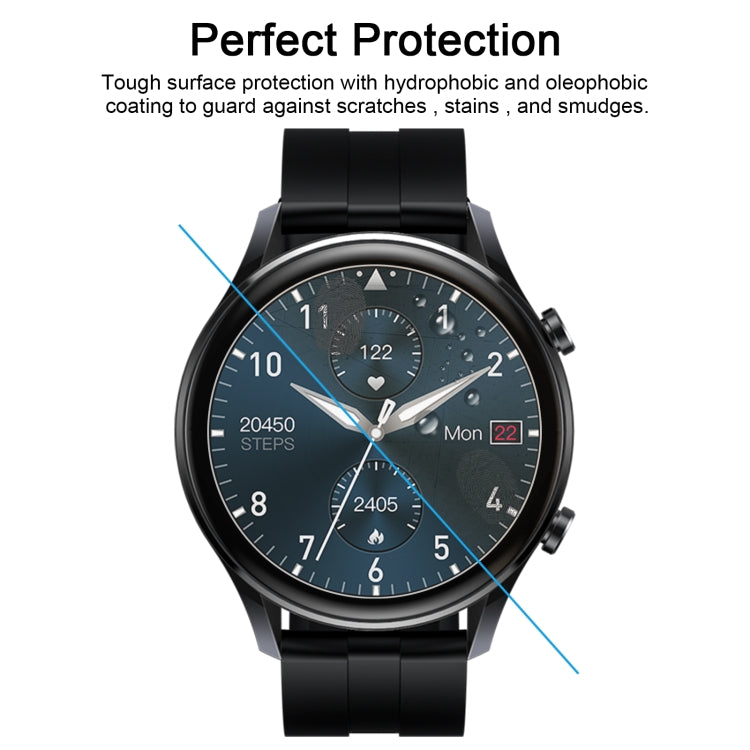 For luoneng G28 Pro Smart Watch Tempered Glass Film Screen Protector