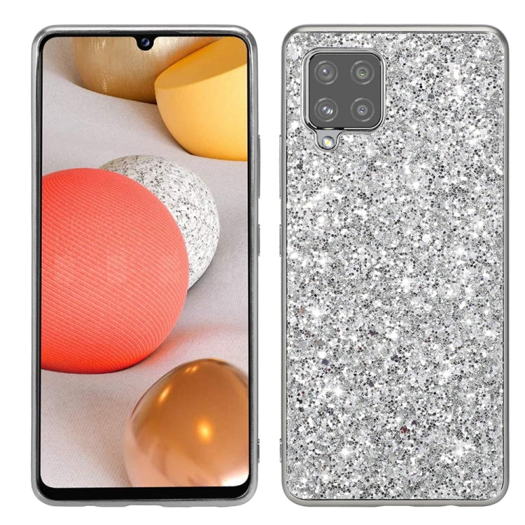 For Samsung Galaxy A12 5G Glitter Powder Shockproof TPU Phone Case