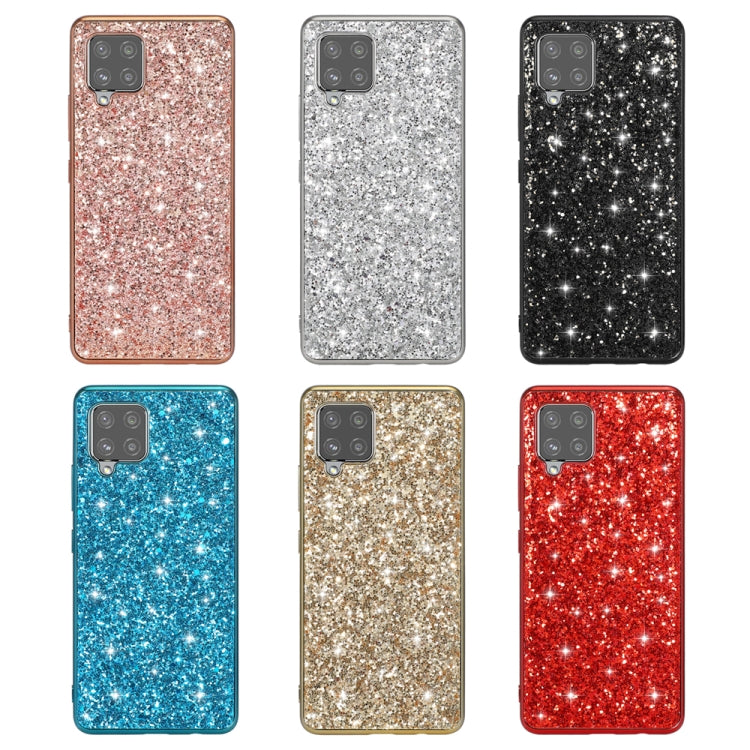For Samsung Galaxy A12 5G Glitter Powder Shockproof TPU Phone Case