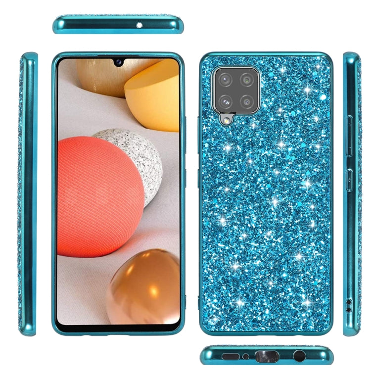 For Samsung Galaxy A12 5G Glitter Powder Shockproof TPU Phone Case