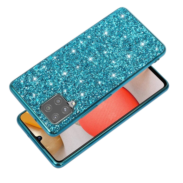 For Samsung Galaxy A12 5G Glitter Powder Shockproof TPU Phone Case