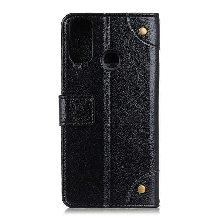 For Huawei Honor Play 4T Copper Buckle Nappa Texture Horizontal Flip Leather Case with Holder & Card Slots & Wallet