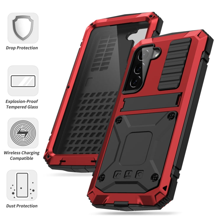 For Samsung Galaxy S23+ 5G R-JUST Life Waterproof Dustproof Shockproof Phone Case