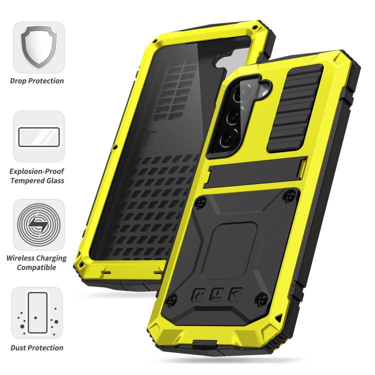 For Samsung Galaxy S23+ 5G R-JUST Life Waterproof Dustproof Shockproof Phone Case