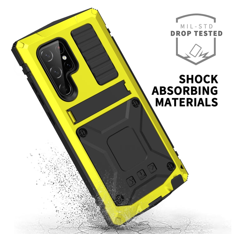 For Samsung Galaxy S23 Ultra 5G R-JUST Life Waterproof Dustproof Shockproof Phone Case