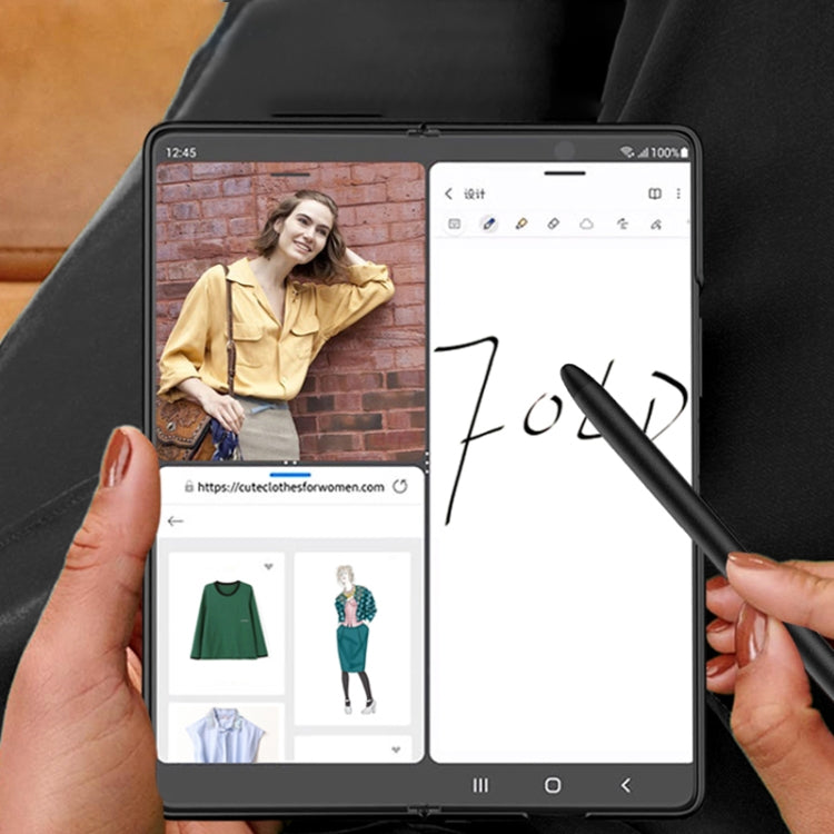 GKK Folding Screen Phone Dedicated Touch Capacitive Pen Stylus For Samsung Galaxy Z Fold2 5G/Z Fold3 5G/Z Fold4/S21/S21 FE 5G/S21+ 5G/S22 5G/S22+ 5G