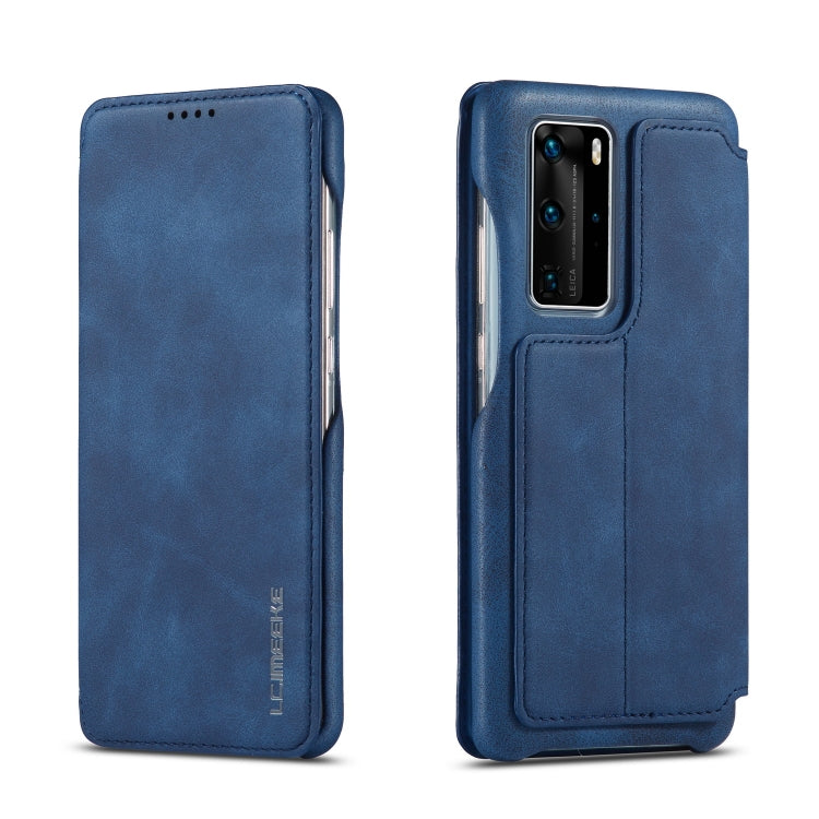 For Huawei P40 Pro LC.IMEEKE Hon Ancient Series Horizontal Flip Leather Case with Holder & Card Slot
