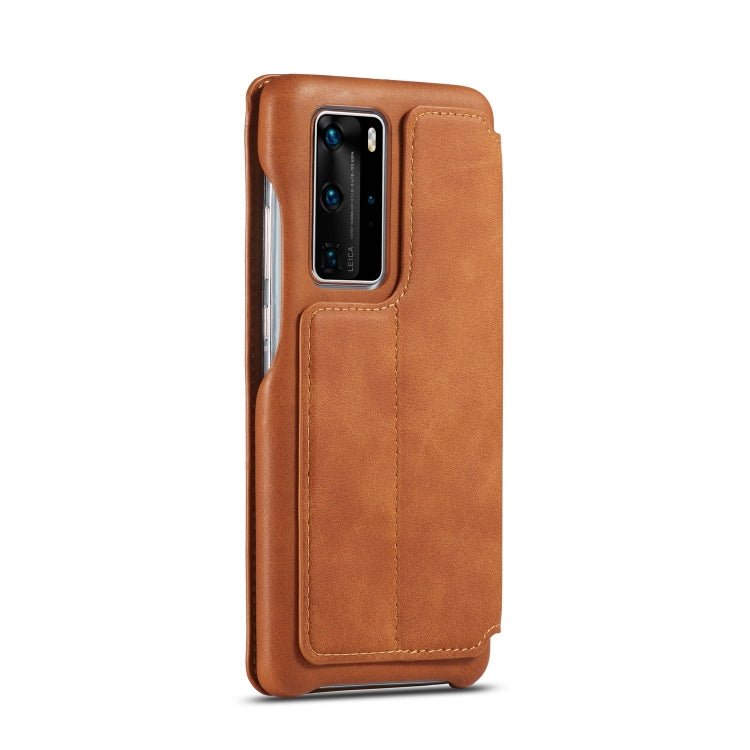 For Huawei P40 Pro LC.IMEEKE Hon Ancient Series Horizontal Flip Leather Case with Holder & Card Slot