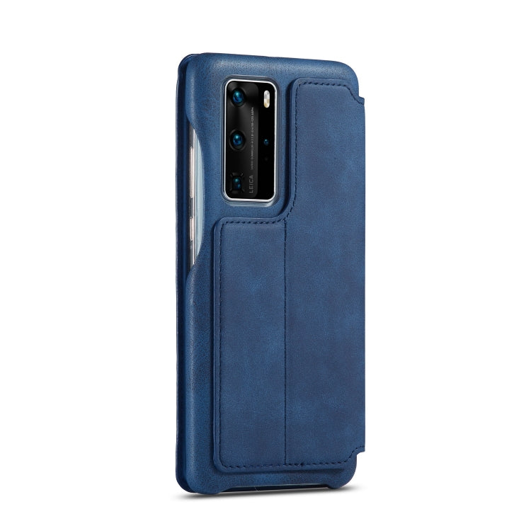 For Huawei P40 LC.IMEEKE Hon Ancient Series Horizontal Flip Leather Case with Holder & Card Slot