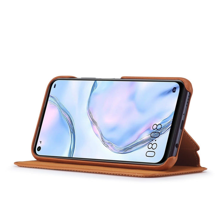 For Huawei P40 Lite / nova 6 SE LC.IMEEKE Hon Ancient Series Horizontal Flip Leather Case with Holder & Card Slot