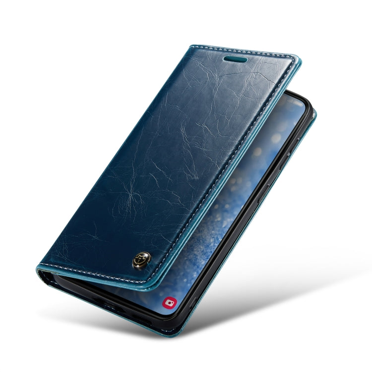 For Samsung Galaxy S23 5G CaseMe 003 Crazy Horse Texture Leather Phone Case