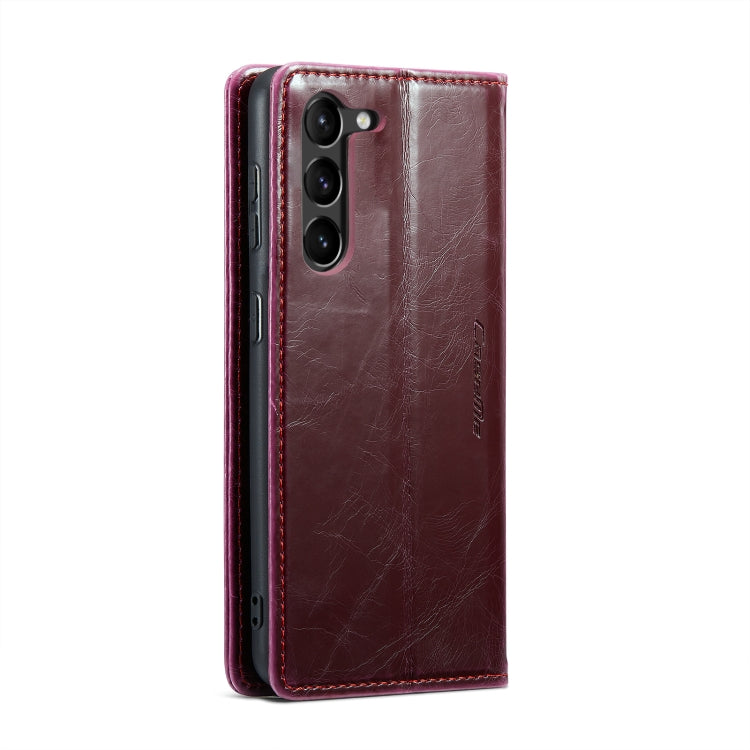 For Samsung Galaxy S23+ 5G CaseMe 003 Crazy Horse Texture Leather Phone Case