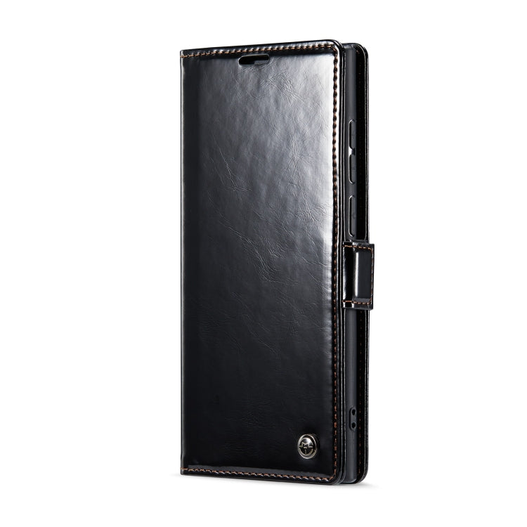 For Samsung Galaxy S23 Ultra 5G CaseMe 003 Crazy Horse Texture Leather Phone Case