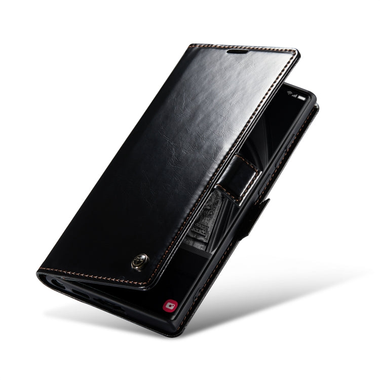For Samsung Galaxy S23 Ultra 5G CaseMe 003 Crazy Horse Texture Leather Phone Case
