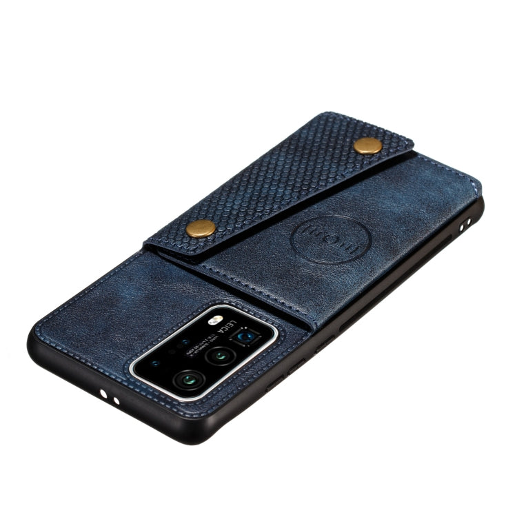 For Huawei P40 Pro PU + TPU Shockproof Magnetic Protective Case with Card Slots