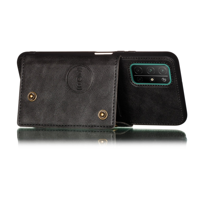 For Huawei RY30S PU + TPU Shockproof Magnetic Protective Case with Card Slots