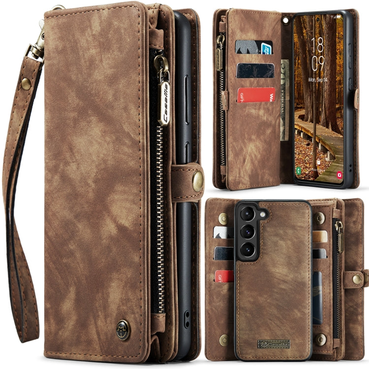 For Samsung Galaxy S23 5G CaseMe 008 Detachable Multifunctional Leather Phone Case