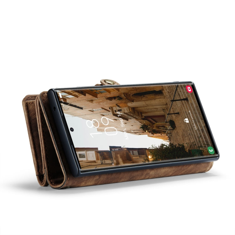 For Samsung Galaxy S23 Ultra 5G CaseMe 008 Detachable Multifunctional Leather Phone Case