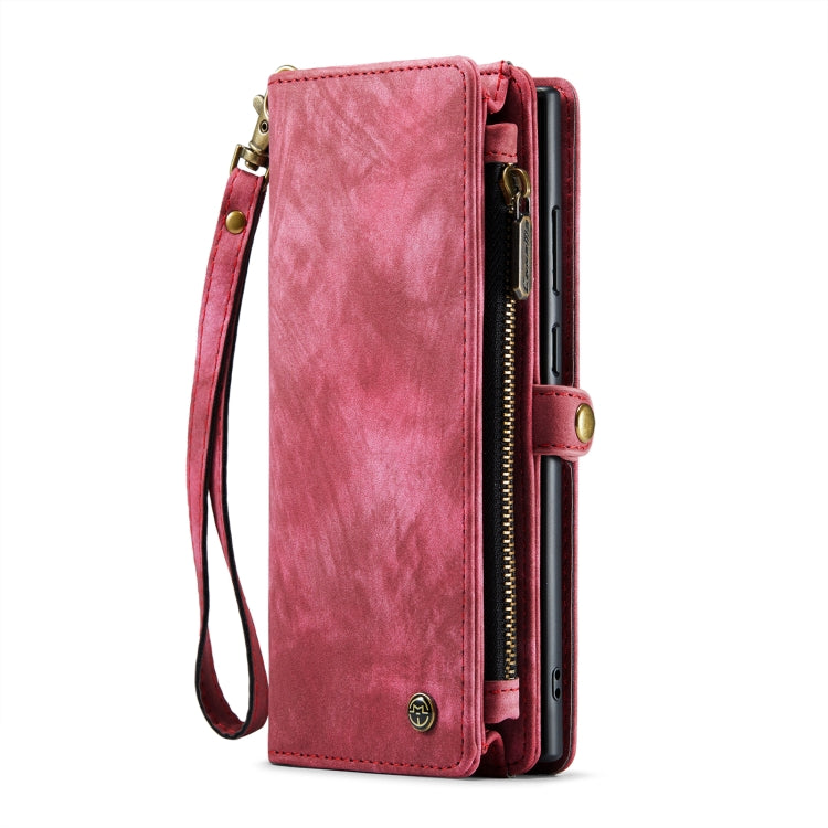 For Samsung Galaxy S23 Ultra 5G CaseMe 008 Detachable Multifunctional Leather Phone Case