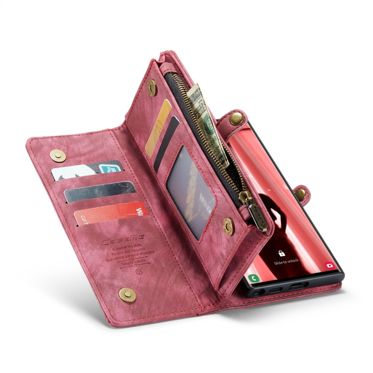 For Samsung Galaxy S23 Ultra 5G CaseMe 008 Detachable Multifunctional Leather Phone Case