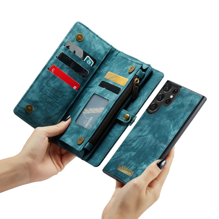 For Samsung Galaxy S23 Ultra 5G CaseMe 008 Detachable Multifunctional Leather Phone Case
