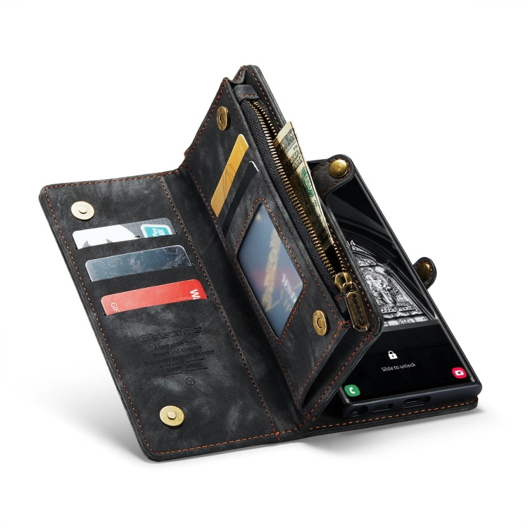 For Samsung Galaxy S23 Ultra 5G CaseMe 008 Detachable Multifunctional Leather Phone Case