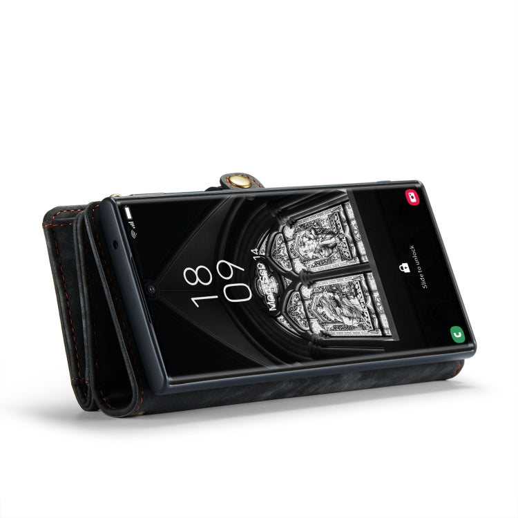 For Samsung Galaxy S23 Ultra 5G CaseMe 008 Detachable Multifunctional Leather Phone Case