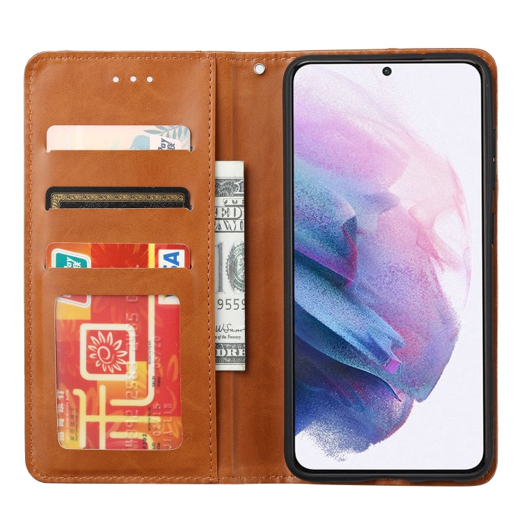 For Samsung Galaxy S23 5G Knead Skin Texture Horizontal Flip Leather Phone Case