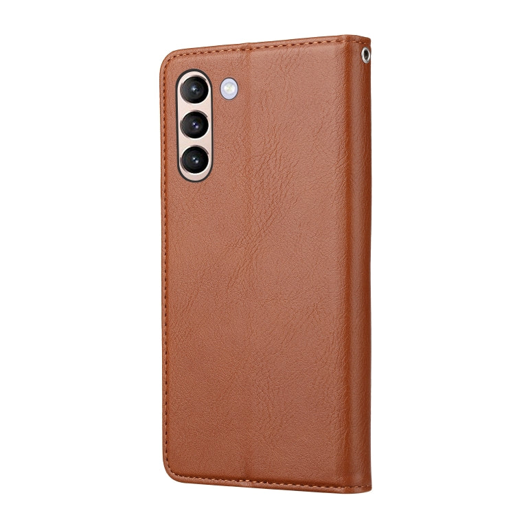 For Samsung Galaxy S23 5G Knead Skin Texture Horizontal Flip Leather Phone Case