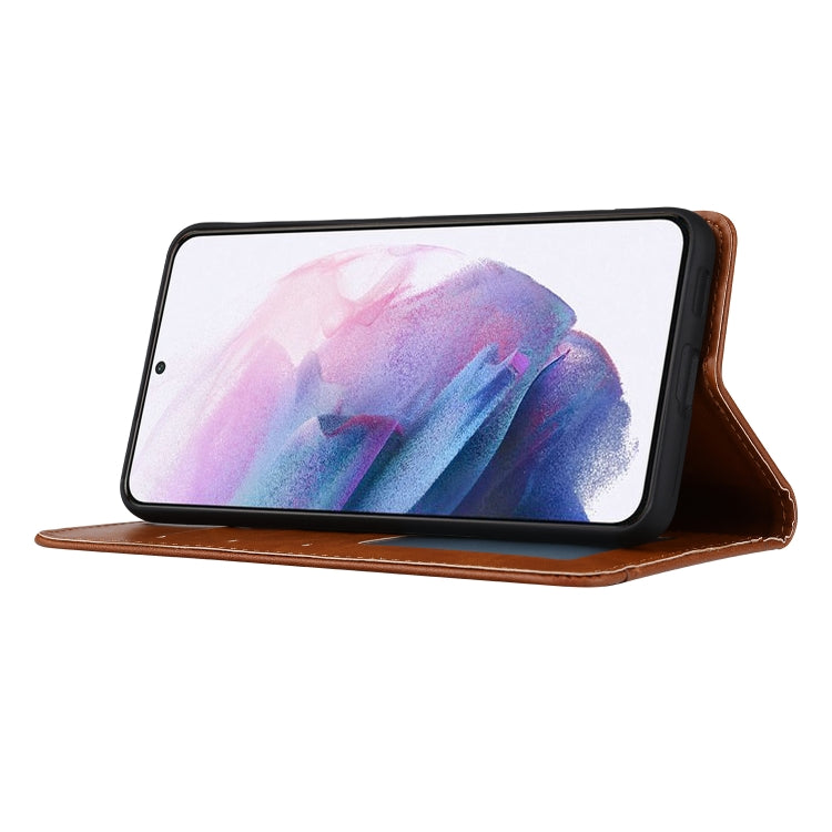 For Samsung Galaxy S23 5G Knead Skin Texture Horizontal Flip Leather Phone Case