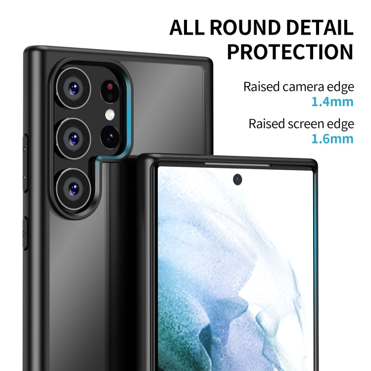 For Samsung Galaxy S23 Ultra 5G iPAKY Shockproof PC + TPU Protective Phone Case