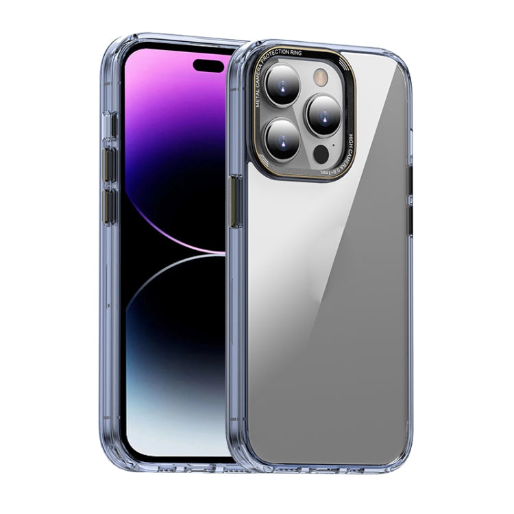 For iPhone 14 Pro iPAKY MG Series Transparent PC Phone Case