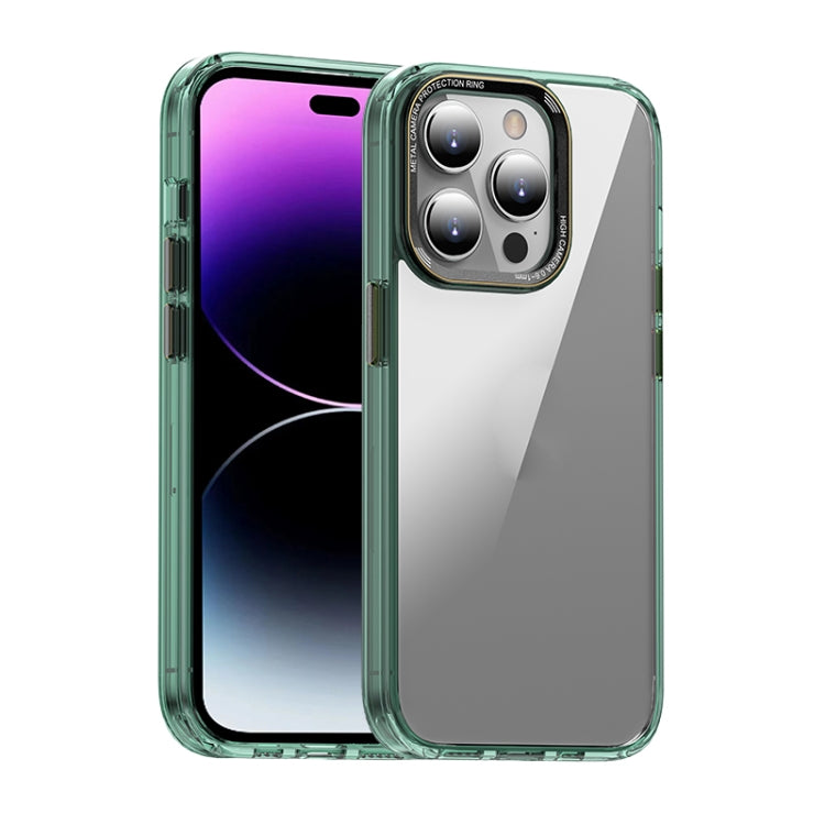 For iPhone 14 Pro iPAKY MG Series Transparent PC Phone Case