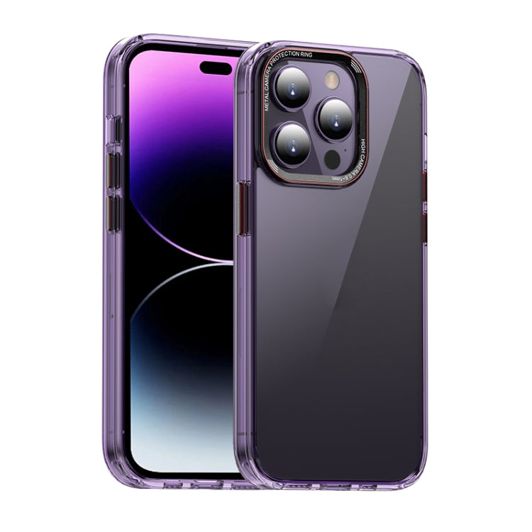 For iPhone 14 Pro iPAKY MG Series Transparent PC Phone Case