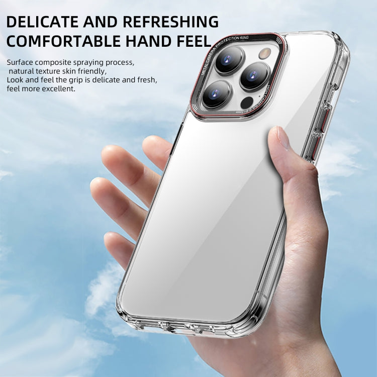For iPhone 14 Pro iPAKY MG Series Transparent PC Phone Case