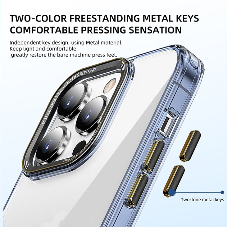 For iPhone 14 Pro iPAKY MG Series Transparent PC Phone Case