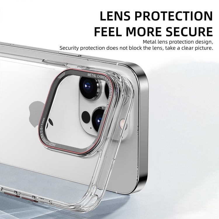 For iPhone 14 Pro iPAKY MG Series Transparent PC Phone Case