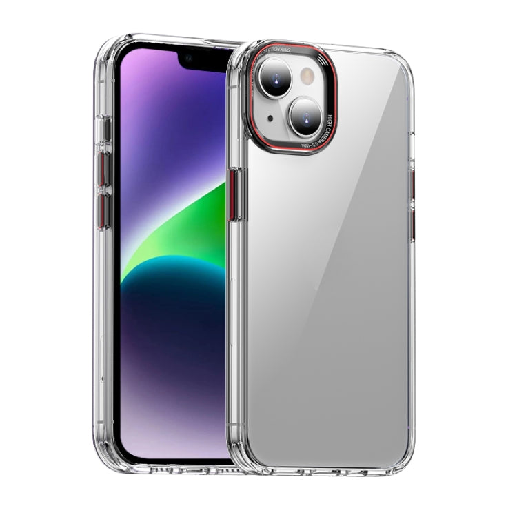 For iPhone 14 Plus iPAKY MG Series Transparent PC Phone Case