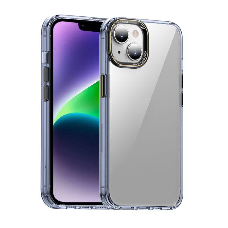 For iPhone 14 Plus iPAKY MG Series Transparent PC Phone Case