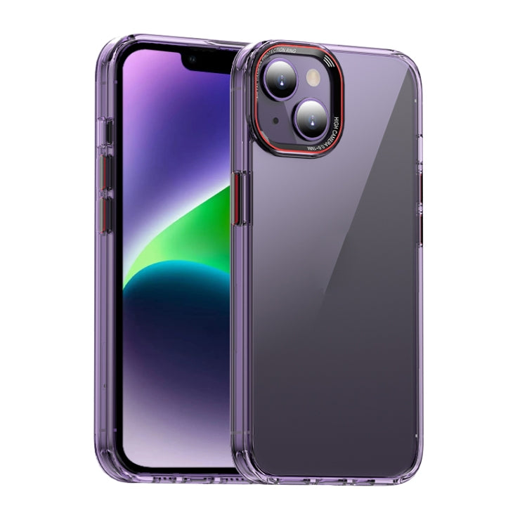For iPhone 14 Plus iPAKY MG Series Transparent PC Phone Case