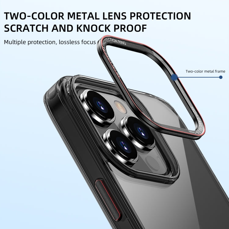 For iPhone 14 Plus iPAKY MG Series Transparent PC Phone Case