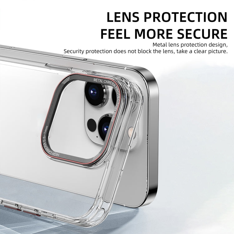 For iPhone 14 Plus iPAKY MG Series Transparent PC Phone Case